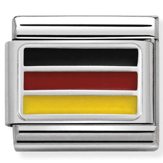 Composable Classic FLAGS in st,steel, enam,sterling silver (14_Germany)