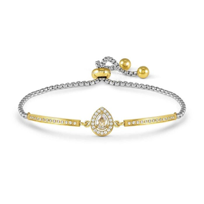 RoyalDream bracelet, Drop, white Crystals and CZ