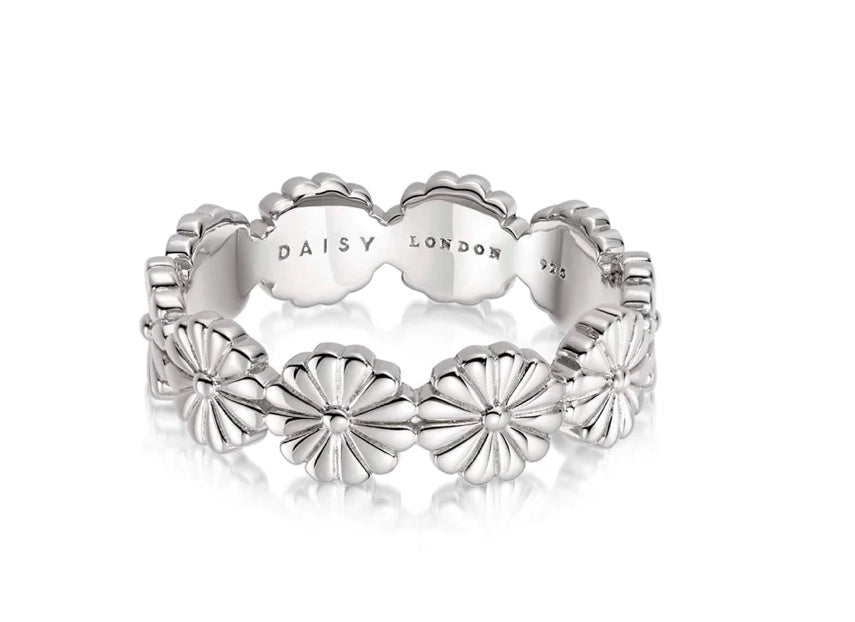 Daisy Crown Band Ring DR02_SLV_XS