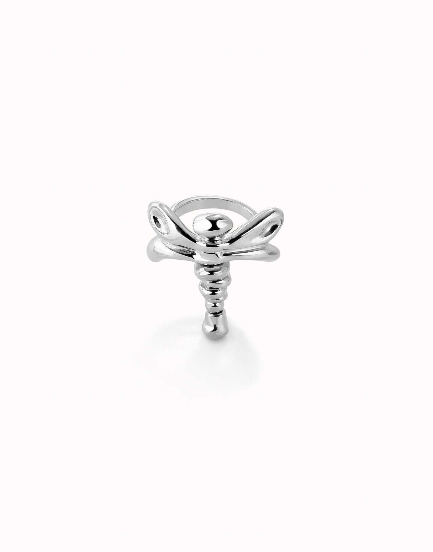 UNOde50 Silver Dragonfly Ring Size 21