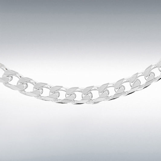 Sterling Silver 150 Diamond Cut Curb Chain 61cm/24"
