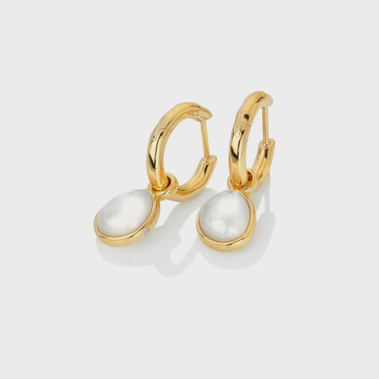 HD X JJ Calm Mother Of Pearl Earrings