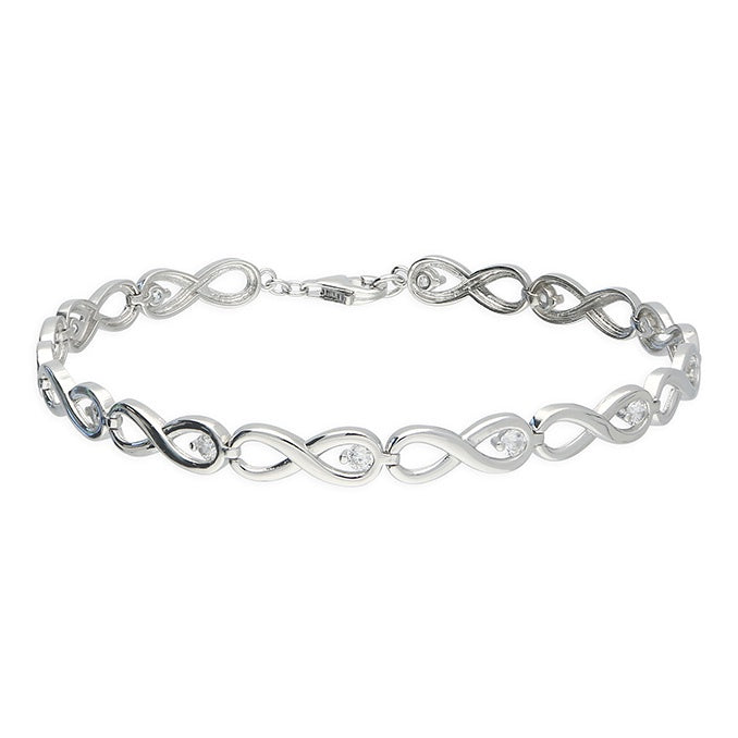 Sterling Silver Infinity Symbol Bracelet