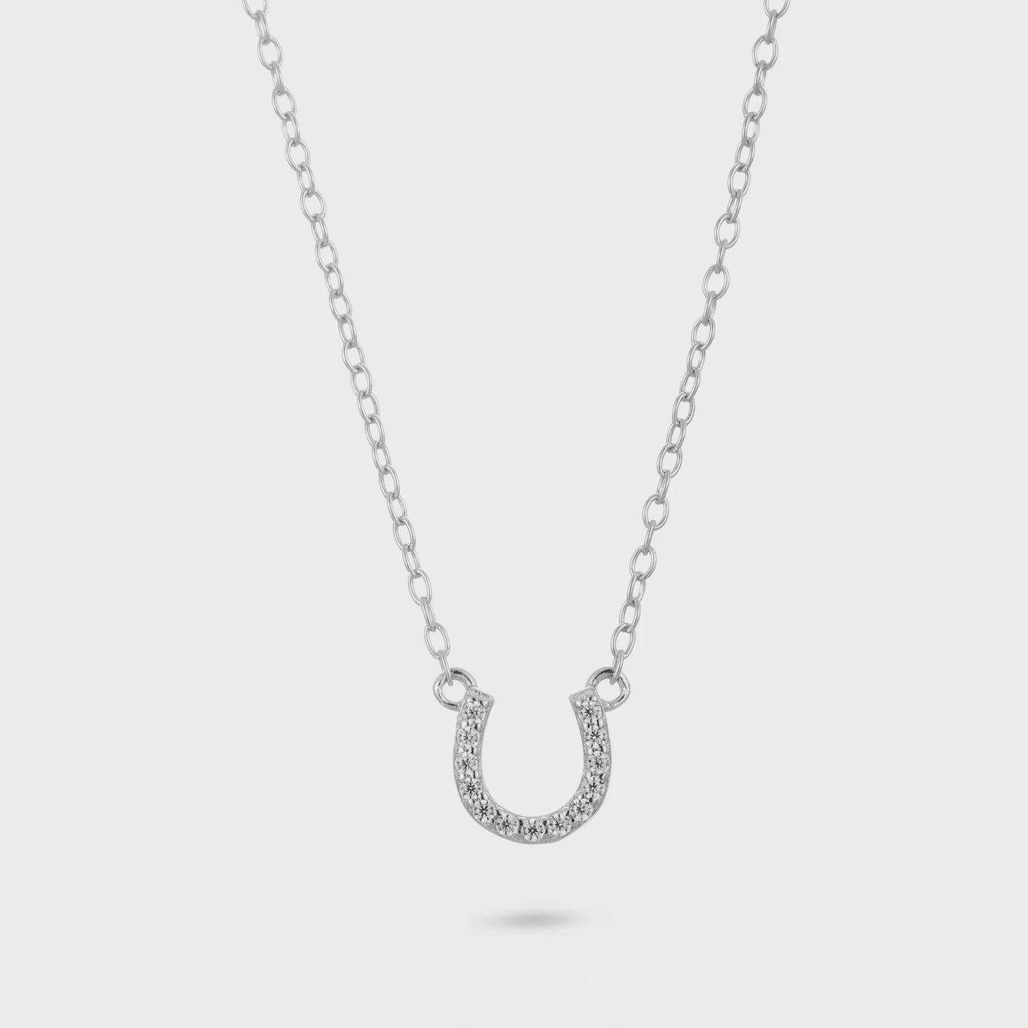 Horseshoe Necklace SILVER