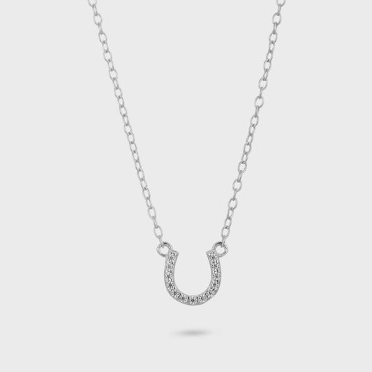 Horseshoe Necklace SILVER