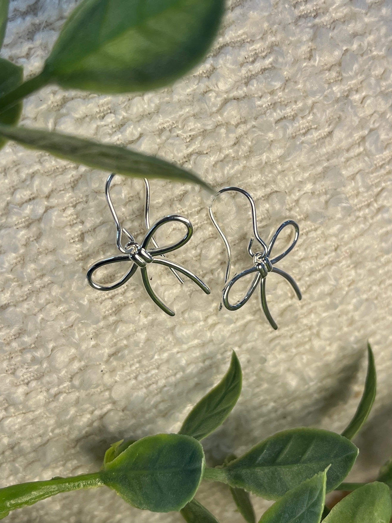 Bow Hook Earrings