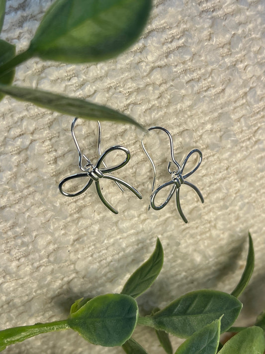 Bow Hook Earrings