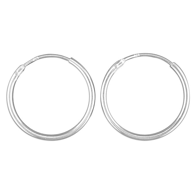 Sterling Silver Sleepers 18mm