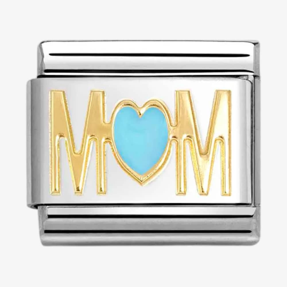 CLASSIC Mom With Blue Enamel