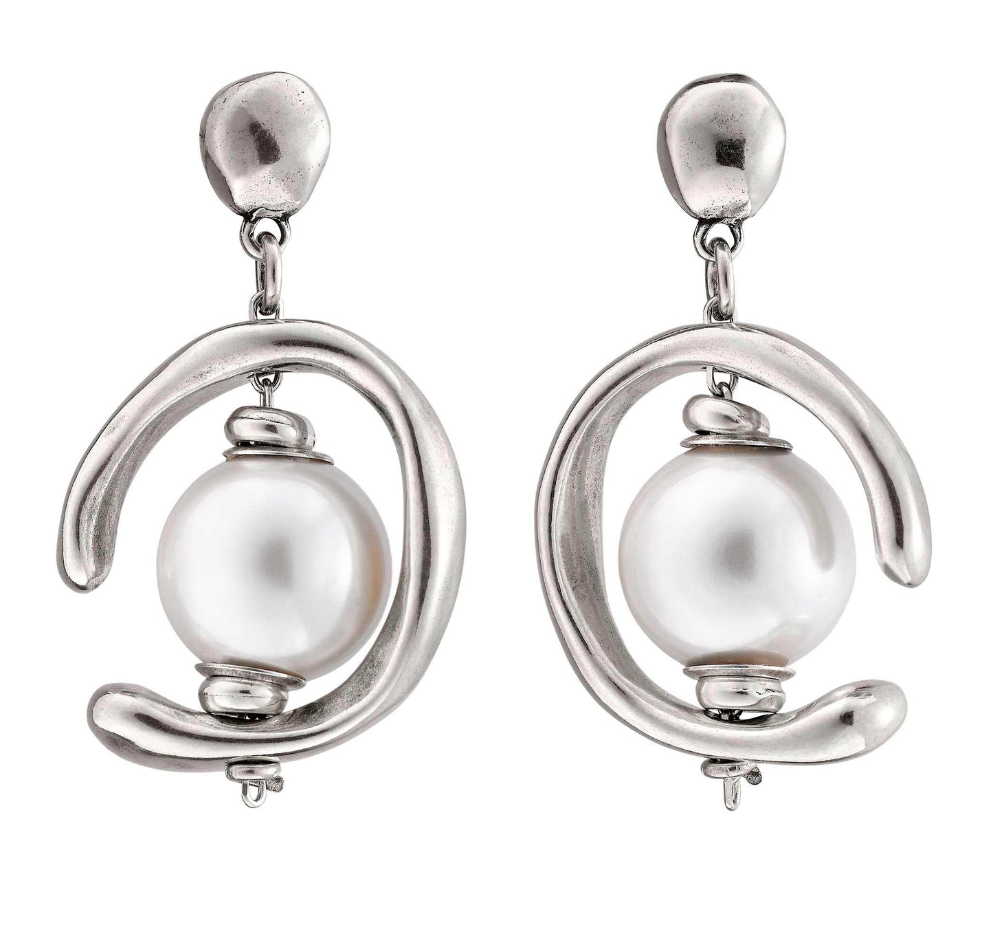 UNOde50 Inorbit Earrings with Pearl