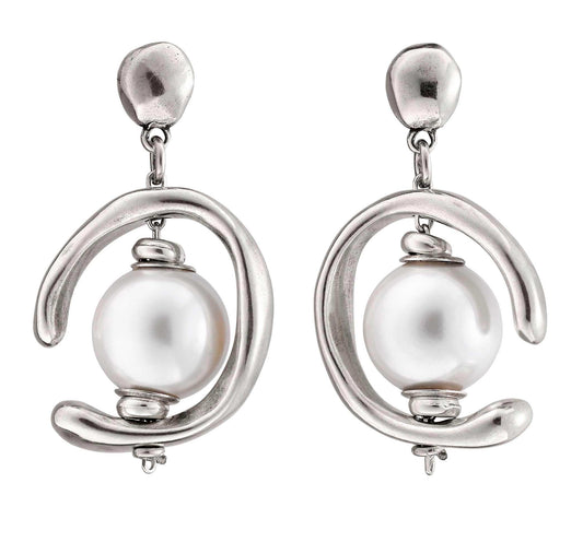 UNOde50 Inorbit Earrings with Pearl