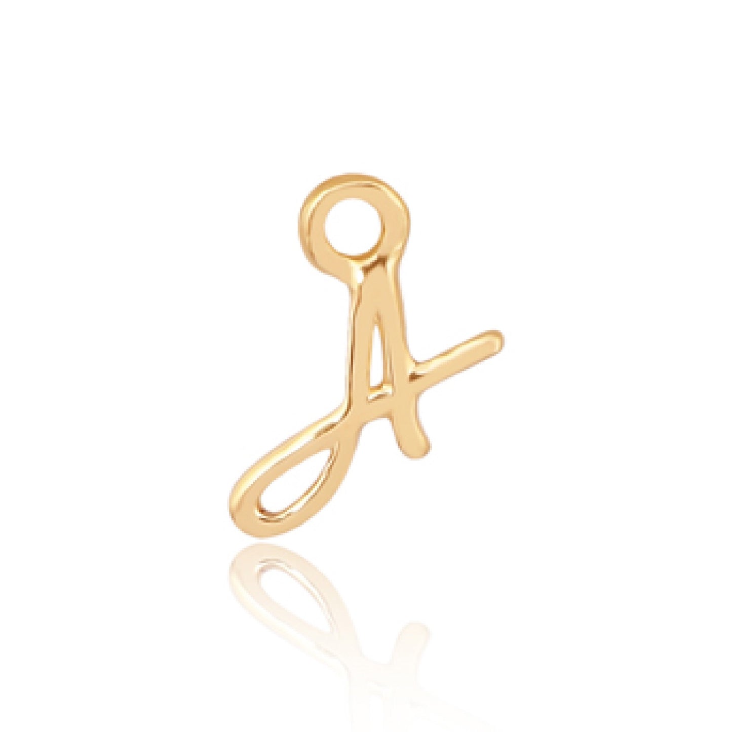 Initial Alphabet Charm, A, 14ct Gold Vermeil