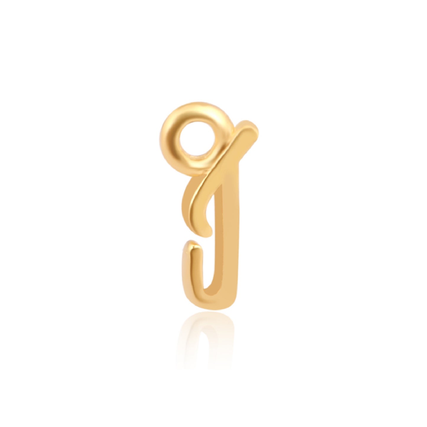 Initial Alphabet Charm, J, 14ct Gold Vermeil