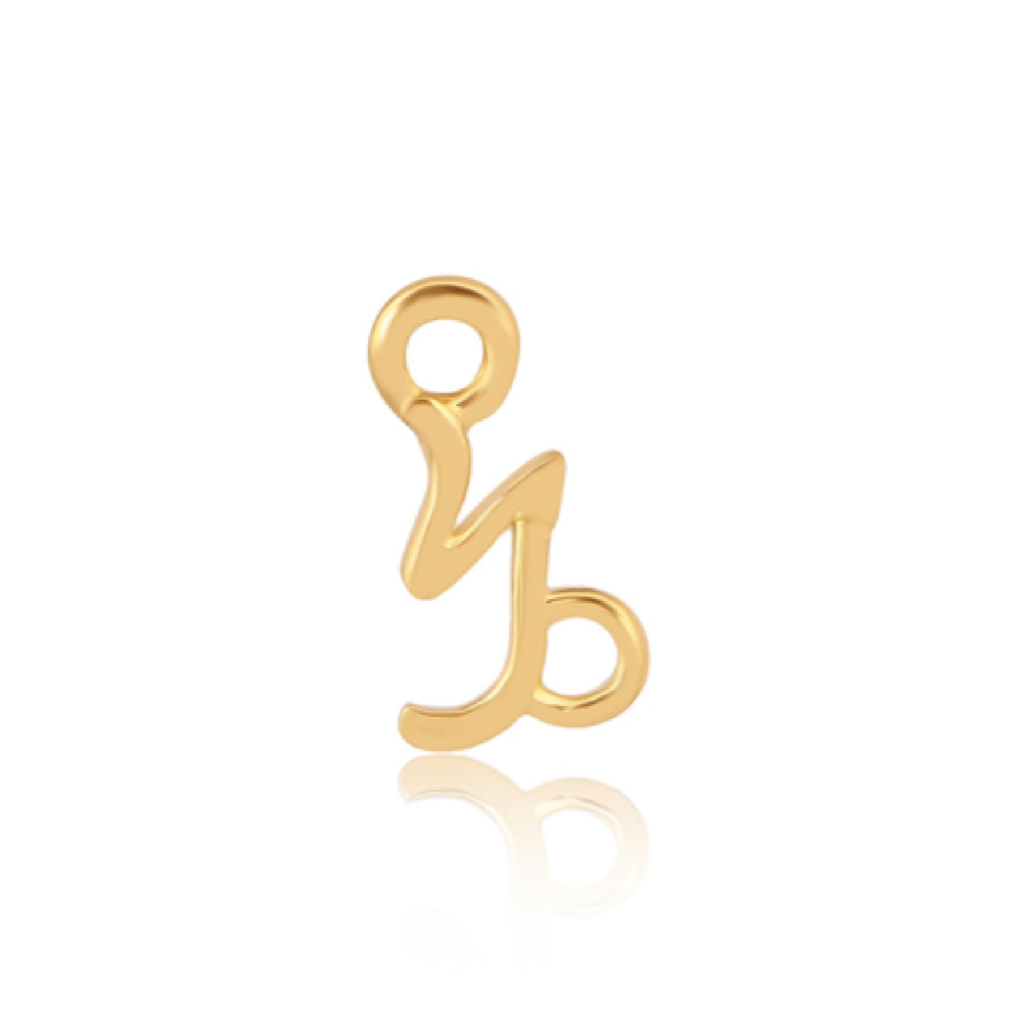 Capricorn Charm (Goat): December 22–January 19. 14ct Gold Vermeil