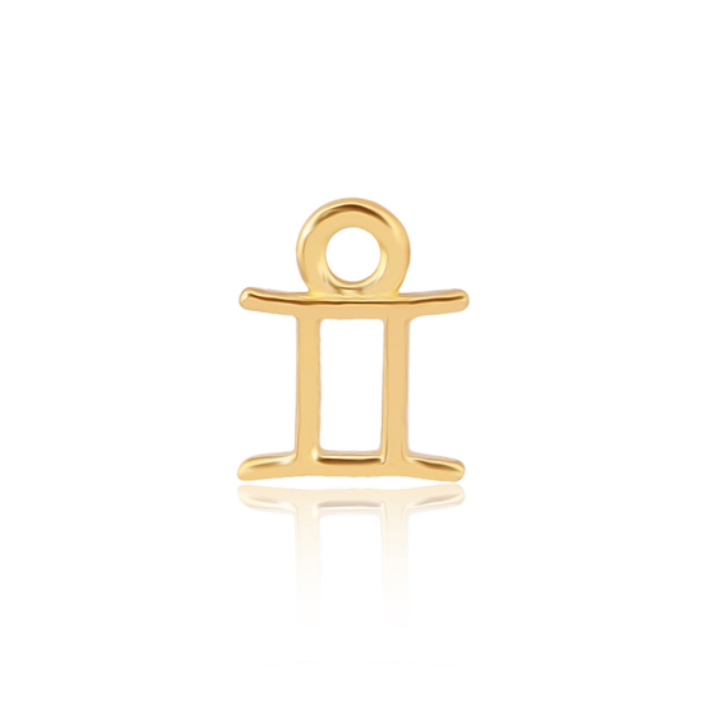 Gemini Charm (Twins): May 21–June 21. 14ct Gold Vermeil