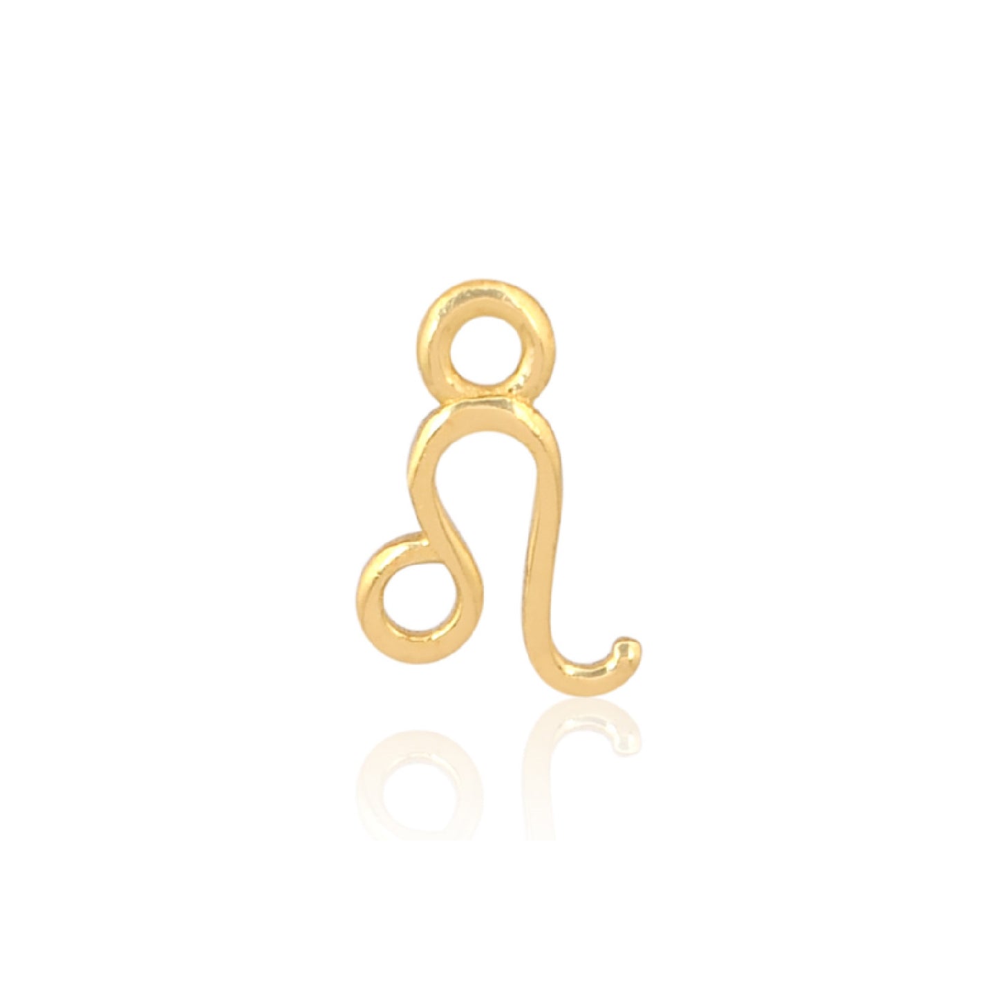 Leo Charm (Lion): July 23–August 22. 14ct Gold Vermeil