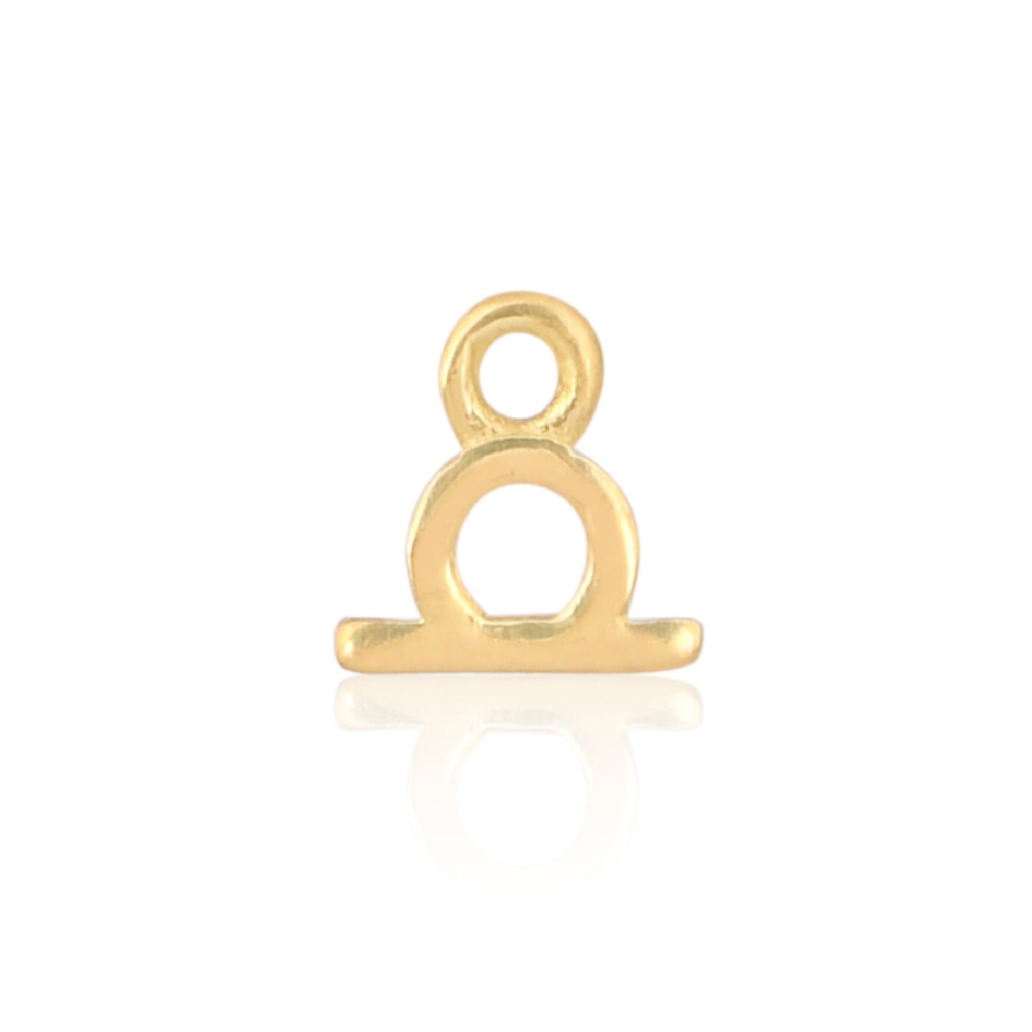 Libra Charm (Balance): September 23–October 23. 14ct Gold Vermeil