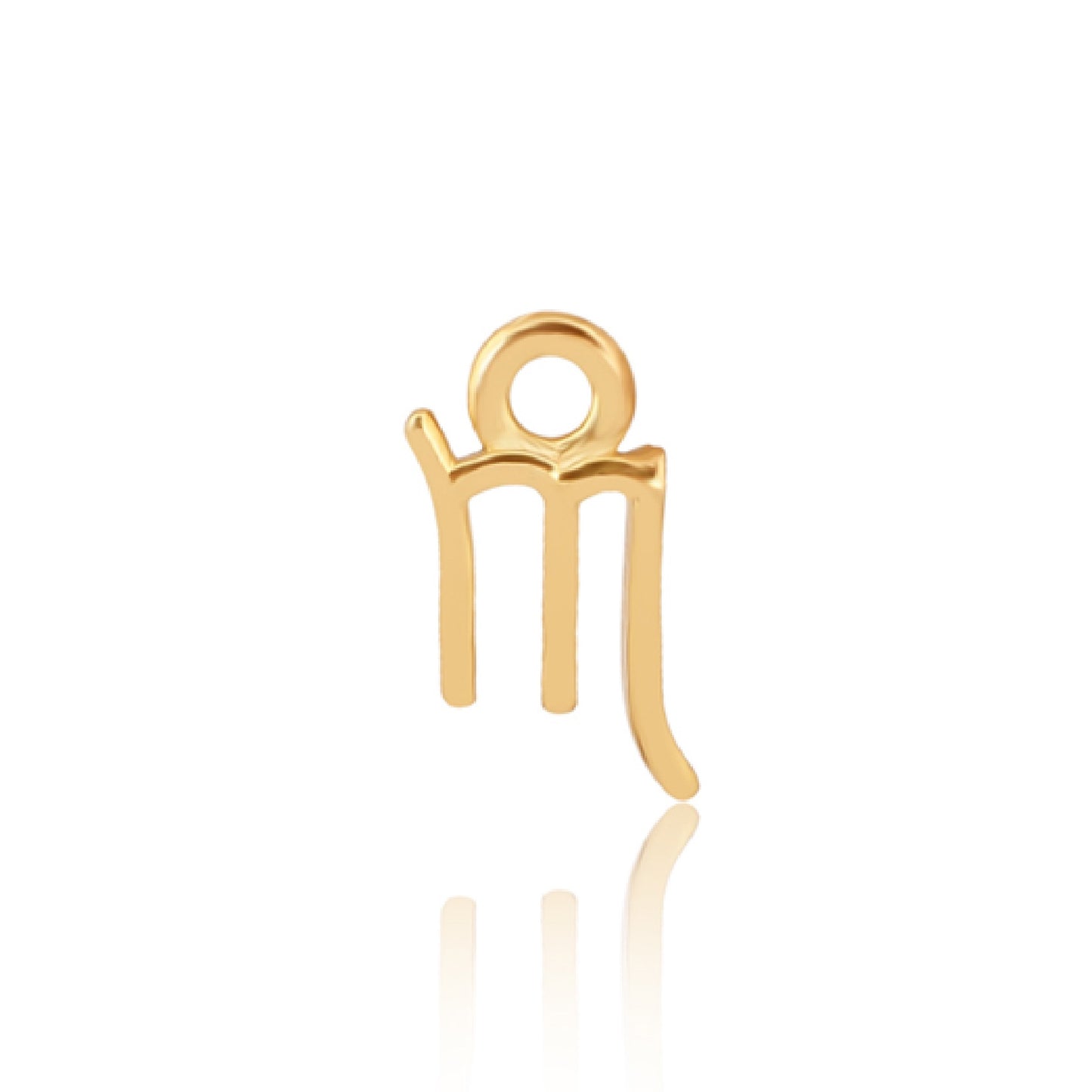 Scorpio Charm (Scorpion): October 24–November 21. 14ct Gold Vermeil