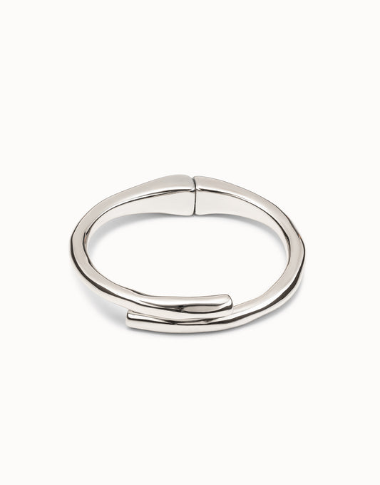 UNOde50 Sterling Silver-Plated Meeting Point Bangle