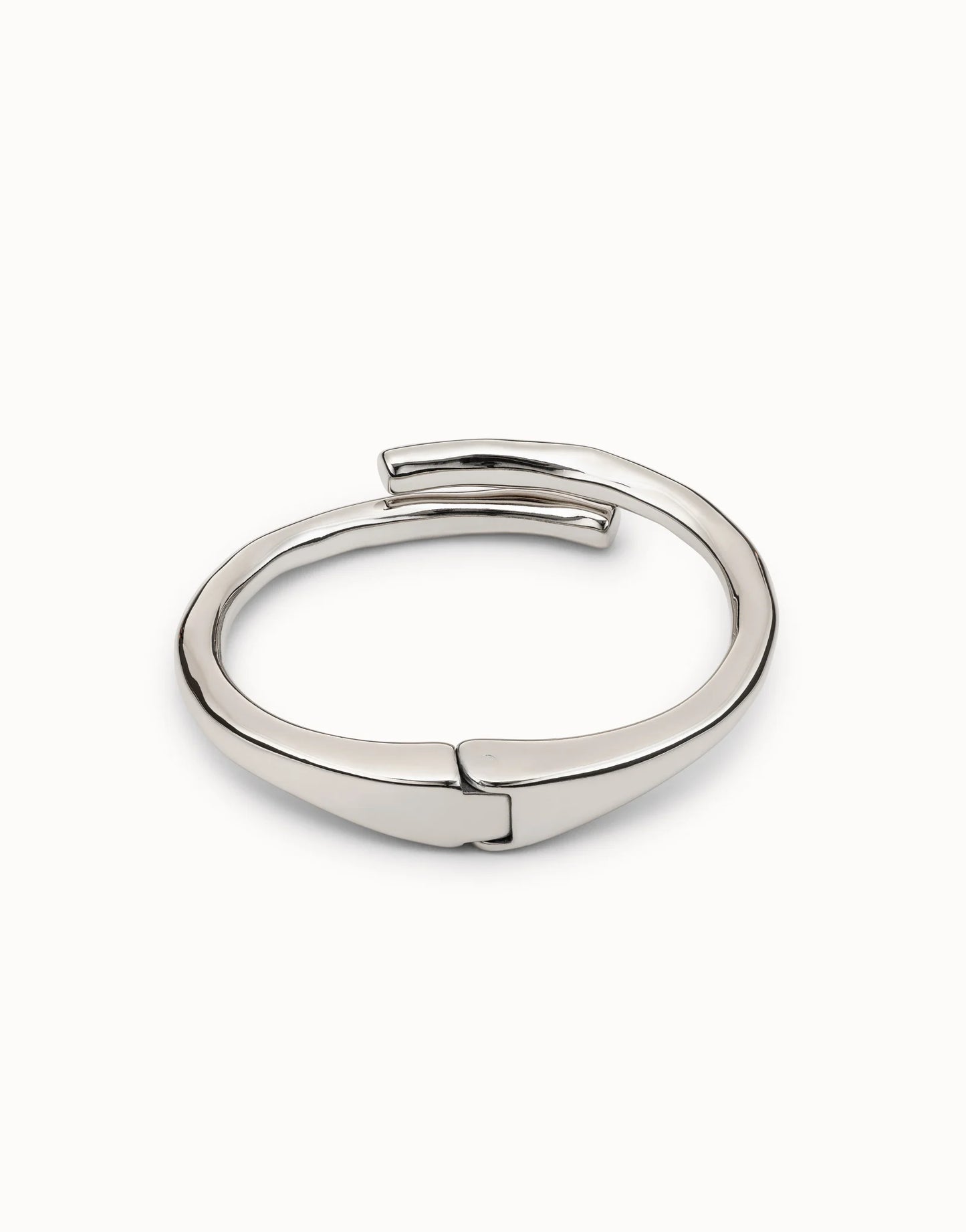 UNOde50 Sterling Silver-Plated Meeting Point Bangle