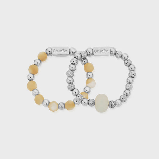 Peace & Balance Set of 2 Rings