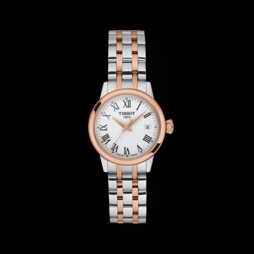 Tissot Rose Gold Two Tone Classic Dream 28mm