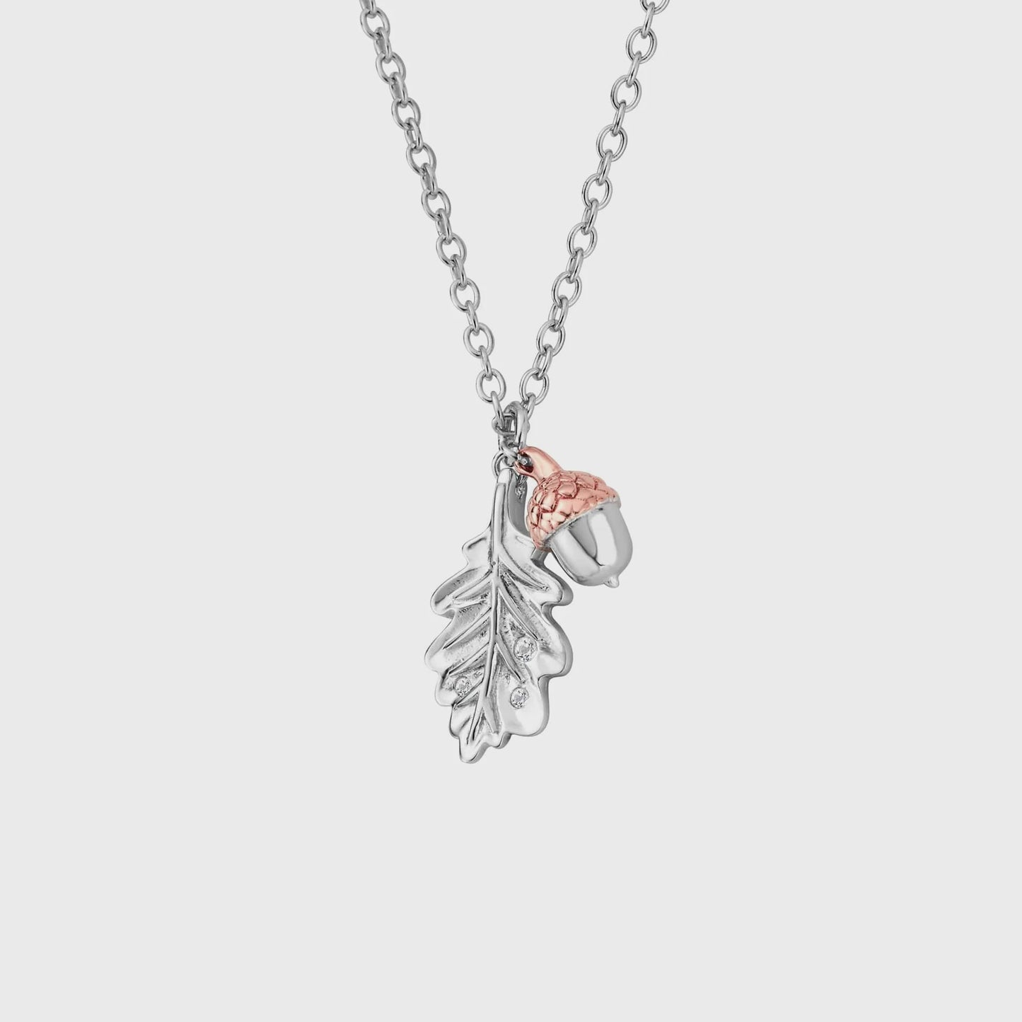 Royal Clogau® Oak Silver Pendant