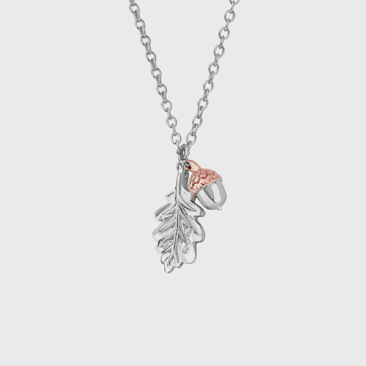 Royal Clogau® Oak Silver Pendant