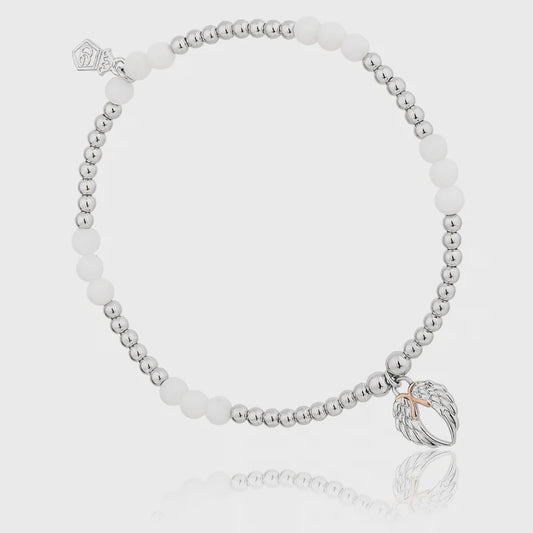 Angel wings heart Affinity bracelet