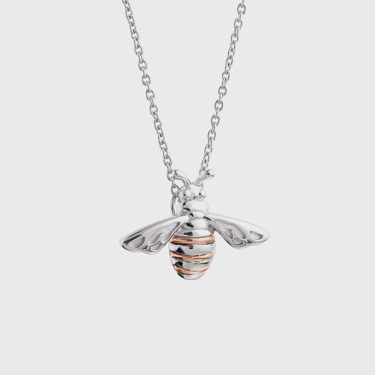 Nature's Wonder Sterling Silver Honey Bee Pendant