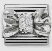 Composable Classic Link, Bow with CZ, silver