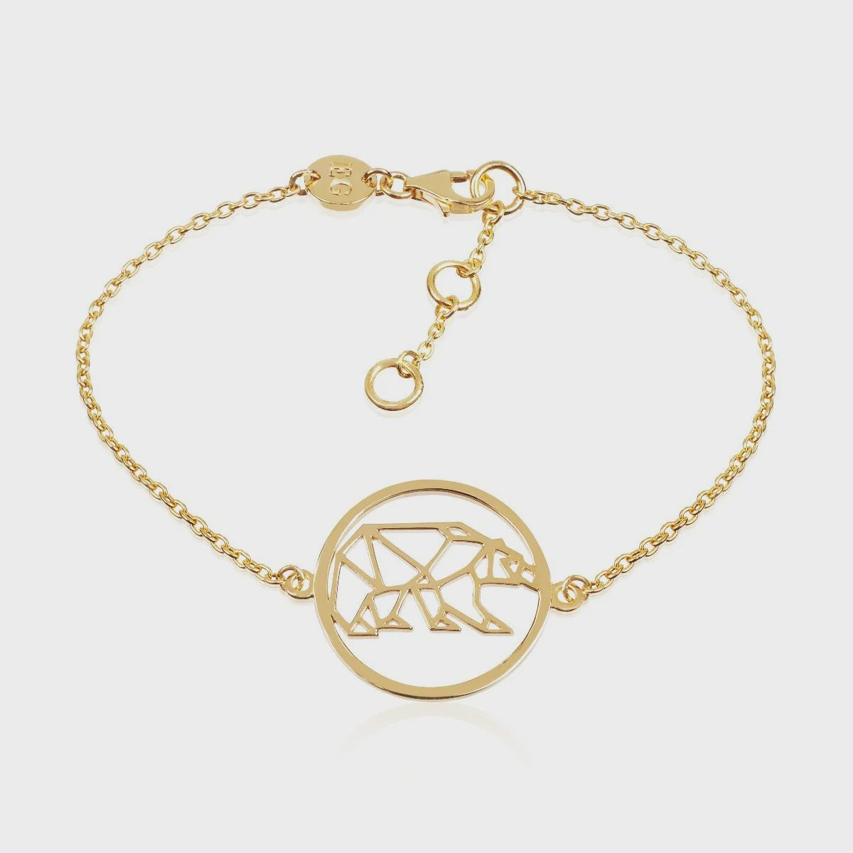 Daisy London x Ellie Goulding Yellow Gold Plated Polar Bear Bracelet