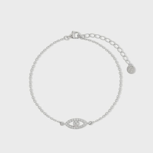 Evil Eye Bracelet silver