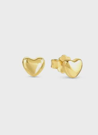 Armonica earrings, Heart 18K Gold plated