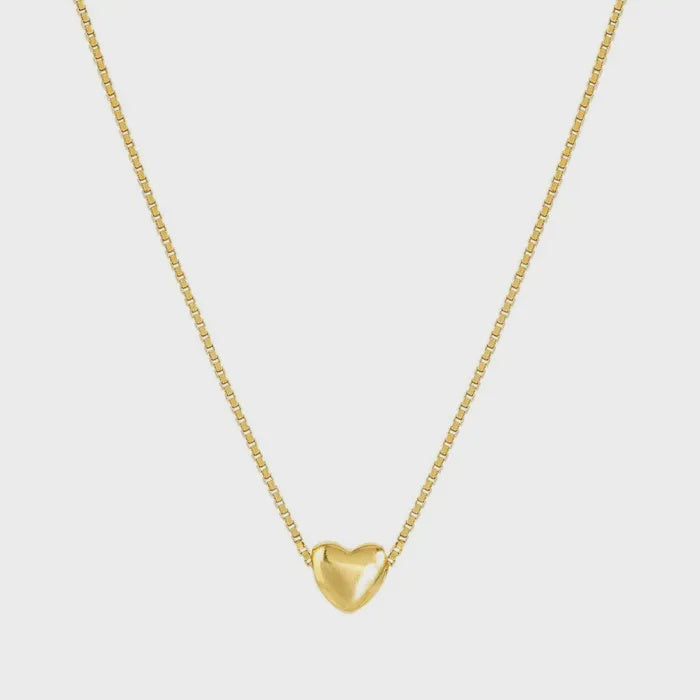 Armonica necklace with Heart 18K Gold Plated