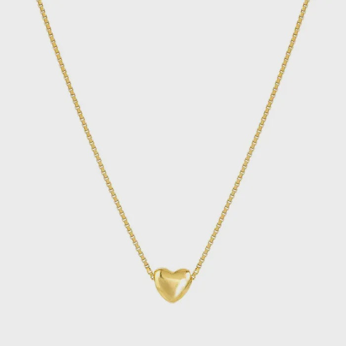 Armonica necklace with Heart 18K Gold Plated