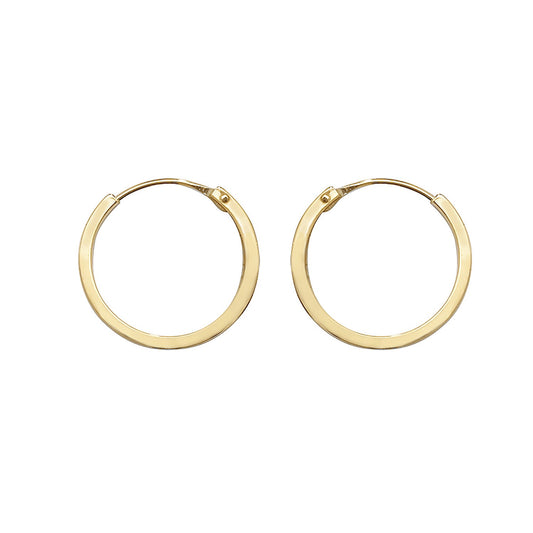 9ct Yellow Gold 10mm Sleepers