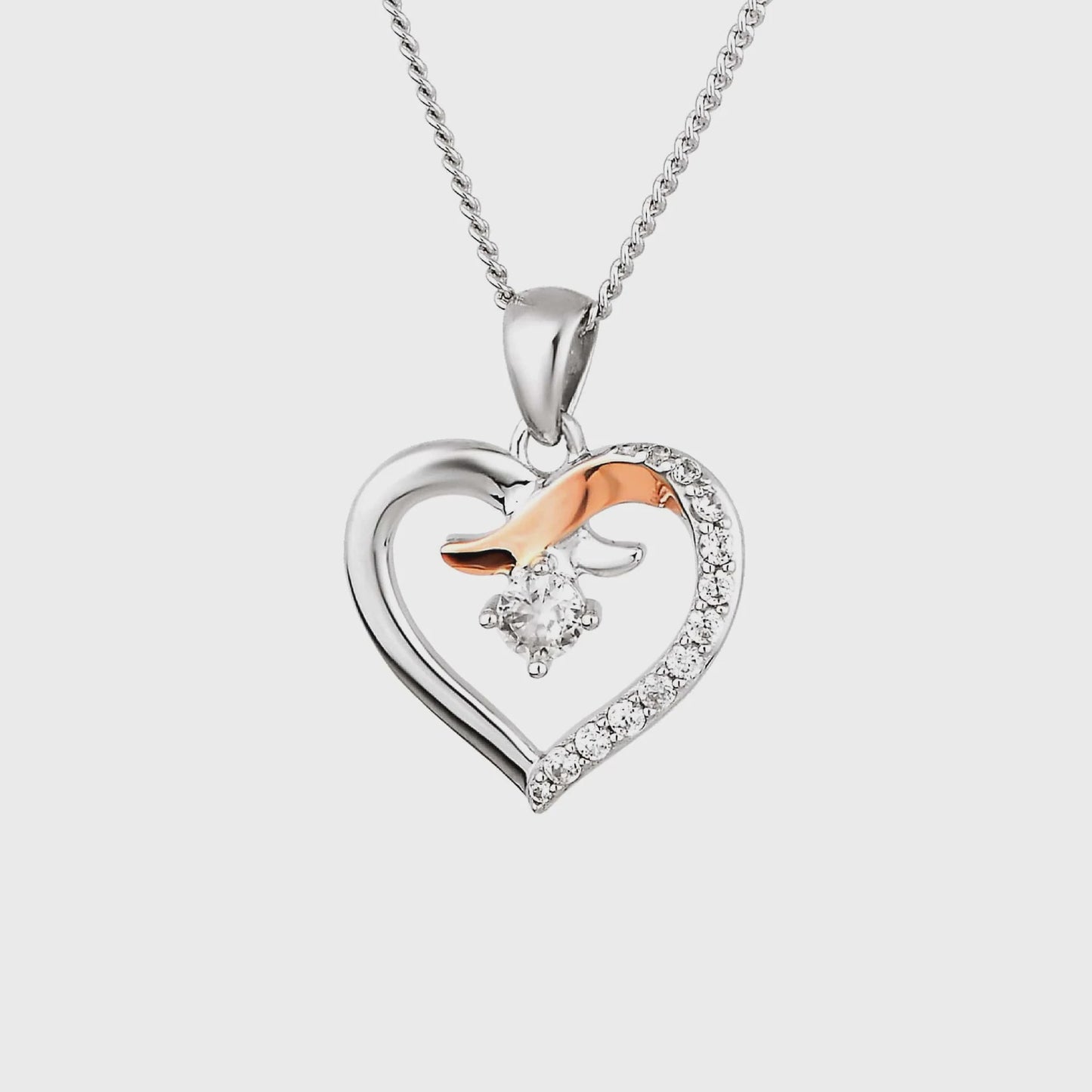 Clogau® Kiss Silver Pendant