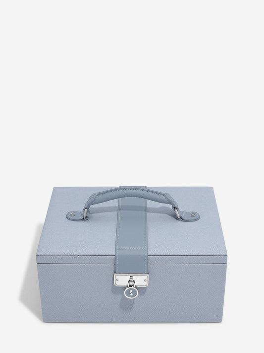 Luxury Classic Jewellery Box DUSKY BLUE