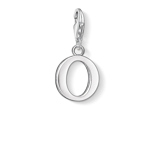 Charm pendant letter O