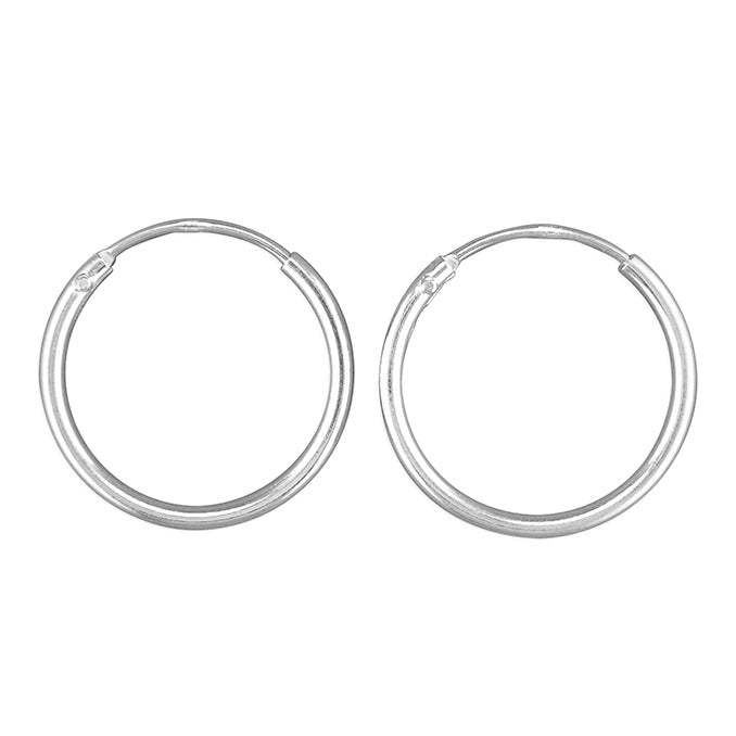 Sterling Silver Top Hinged Sleepers 16mm