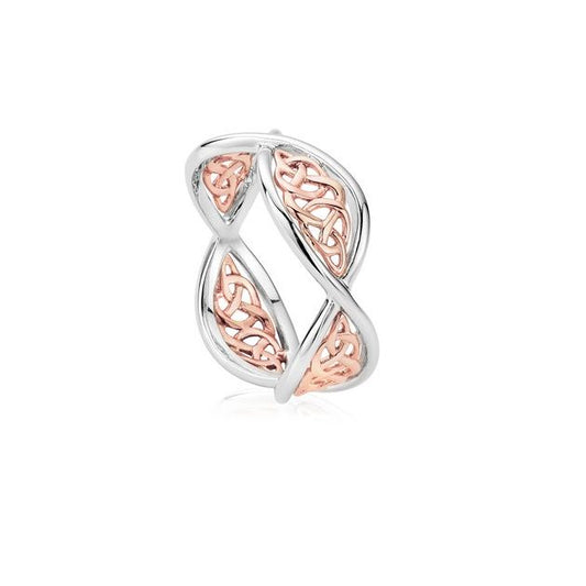 Clogau Welsh Royalty Twist Ring SIZE L