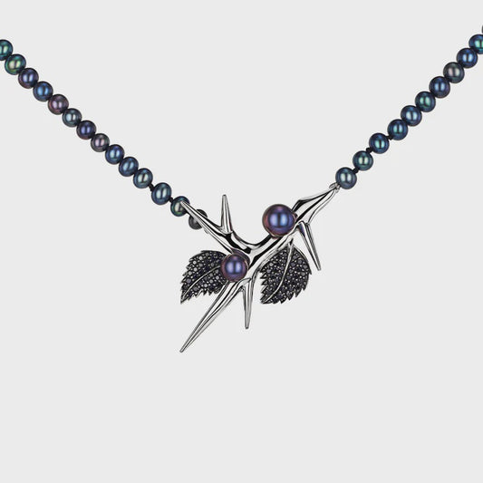 Blackthorn Pearl Necklace