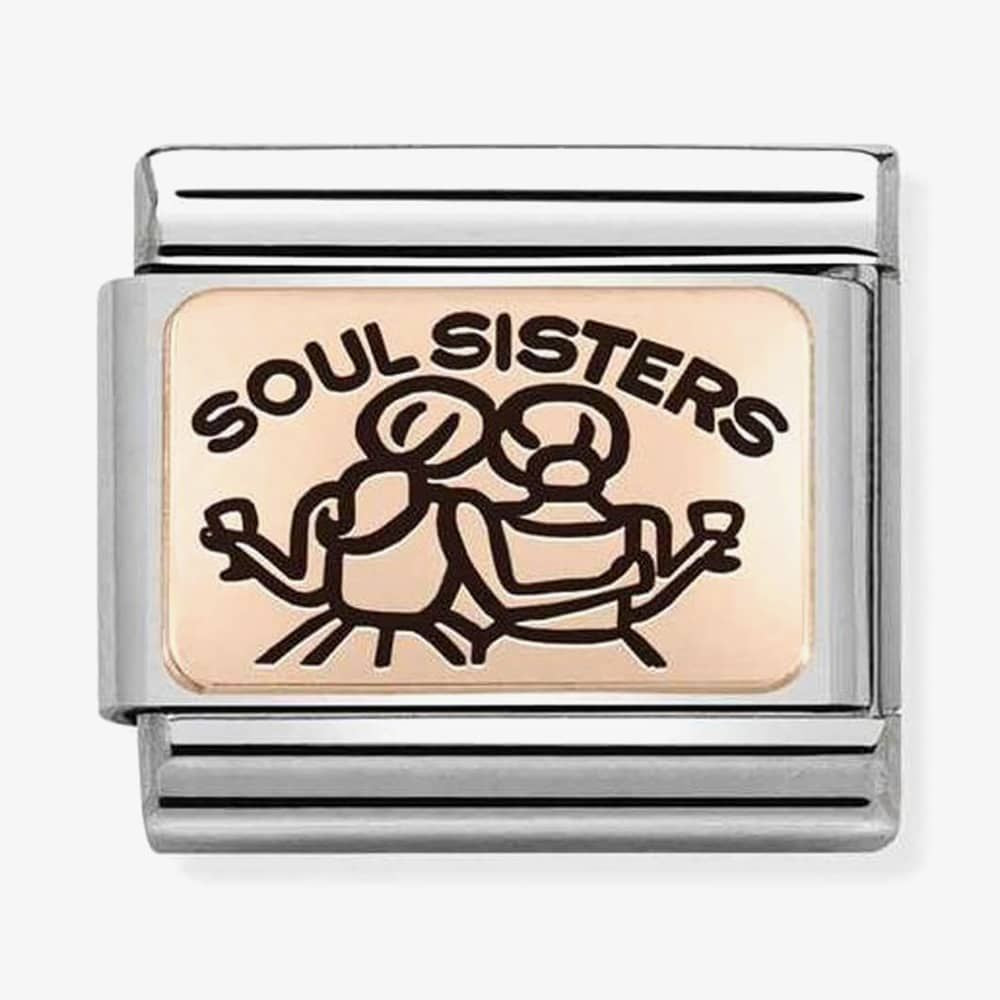 Composable Classic PLATES (IC) steel and 9k rose gold (09_Soul Sisters)