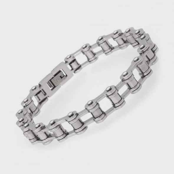 Stainless Steel Bike Chain Bracelet