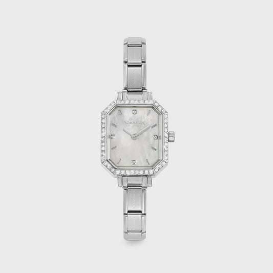 Time Watch, Mother of Pearl, CZ