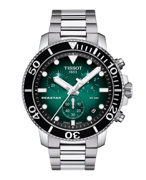 TISSOT SEASTAR 1000 QUARTZ CHRONOGRAPH GREEN