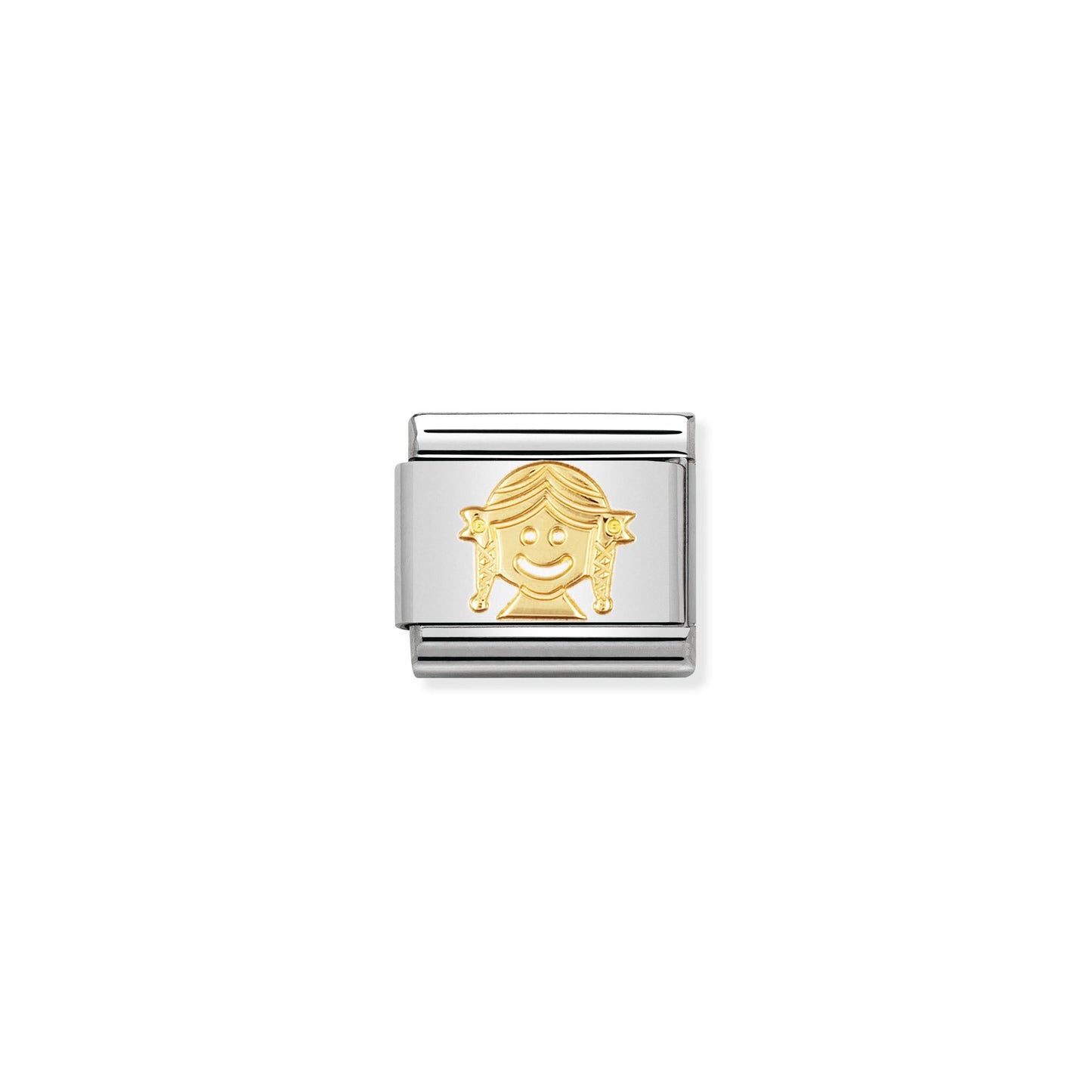 COMPOSABLE Classic FUN in stainless steel with bonded yellow gold (03_Girl)