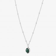 Daisy London Green Aventurine Healing Stone Necklace HN1001_SLV