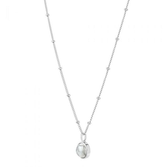Daisy London Howlite Healing Stone Necklace HN1006_SLV
